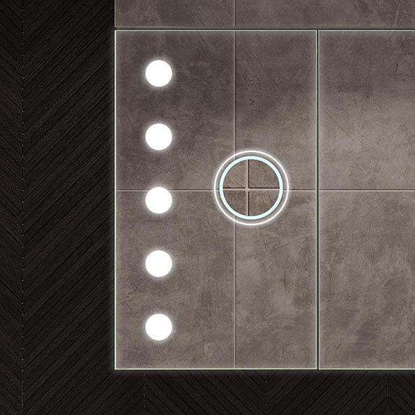Oglindă cosmetică cu iluminare LED