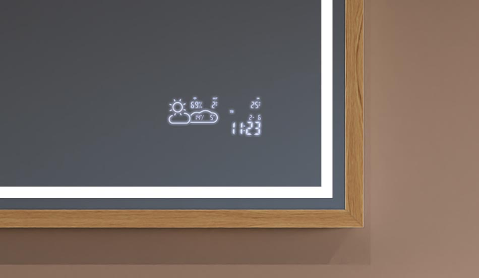 Oglindă cu ramă neagră în stil loft pentru băi moderne și minimaliste | ARTFORMA