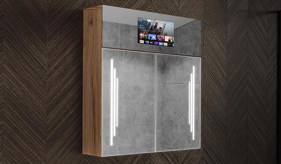 Modelul Sarah – dulap modern cu LED, ceas și Bluetooth | ARTFORMA