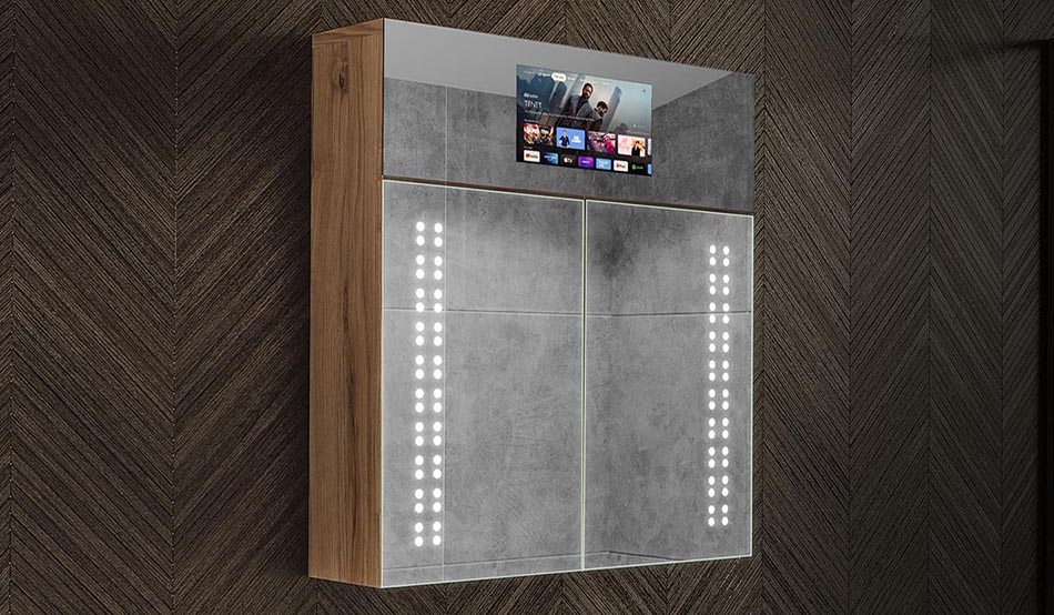 Modelul Sarah – dulap modern cu LED, ceas și Bluetooth | ARTFORMA