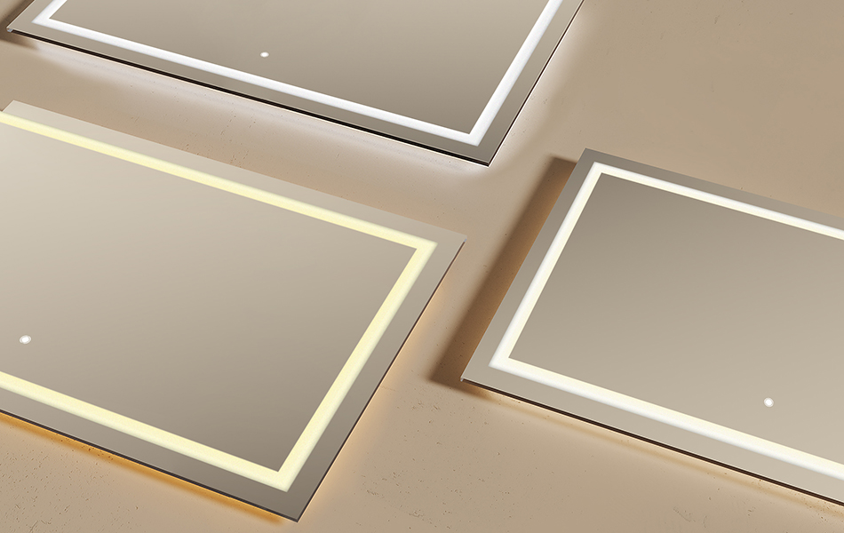 Culoarea LED-ului este controlată prin intermediul unui comutator tactil. O singură atingere a comutatorului aprinde și stinge lumina de fundal. Menținerea comutatorului în timp ce lumina este aprinsă modifică temperatura culorii LED-ului.