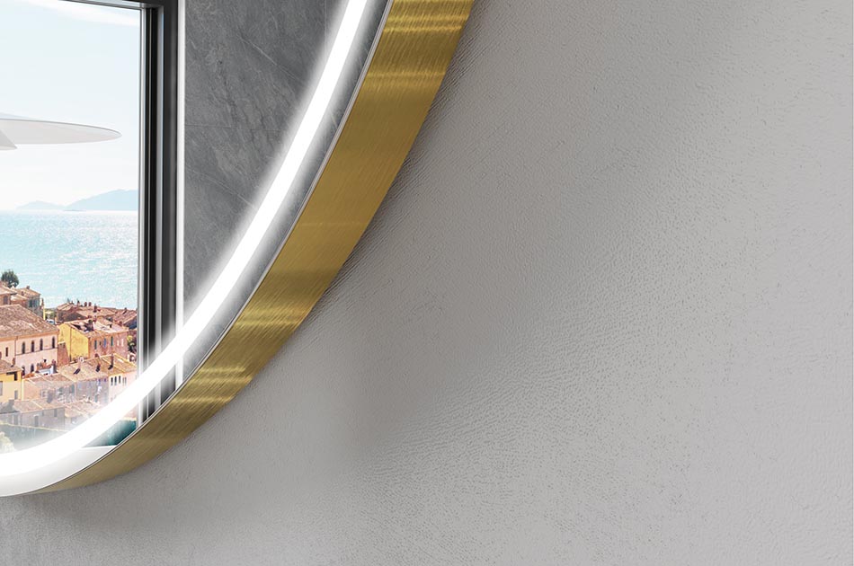 Oglindă inteligentă cu formă neregulată, ideală pentru o baie modernă | ARTFORMA