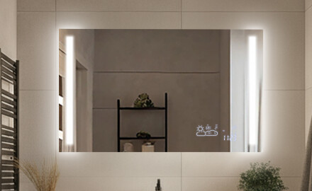 Oglinzi clasice dreptunghiulare cu iluminare