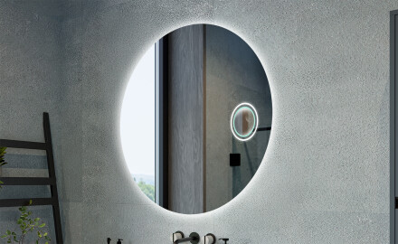 Oglinzi clasice rotunde cu iluminare