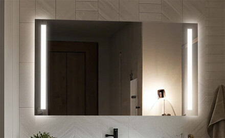 Oglinzi dreptunghiulare pe baterii