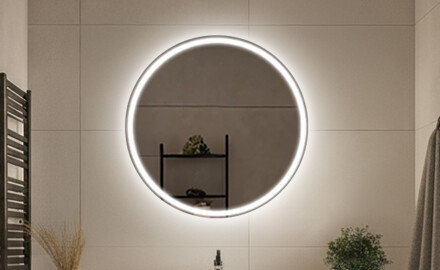 Oglinzi rotunde pe baterii