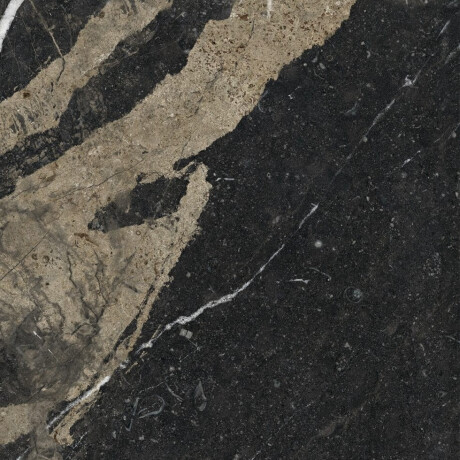 Gres smălțuit pentru pardoseală 60x120, negru cu venaturi aurii, lucios, rectificat, A4H109 Pierre Black #28