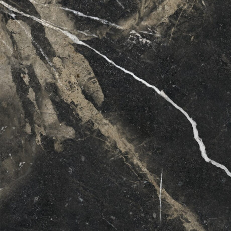 Gres smălțuit pentru pardoseală 60x120, negru cu venaturi aurii, lucios, rectificat, A4H109 Pierre Black #30