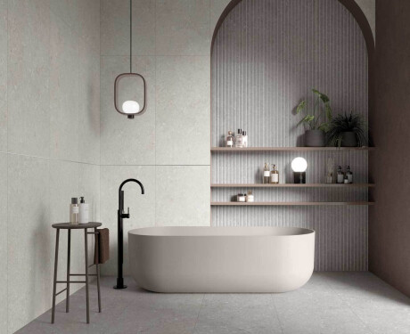 Gres pentru pardoseală 60x120 cm, culoare taupe mat, cod A4H1102 Shellstone Taupe