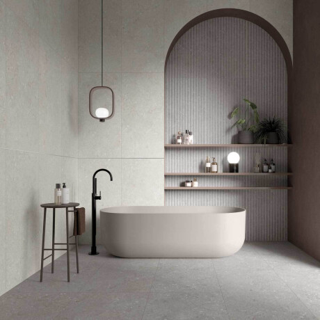Gres pentru pardoseală 60x120 cm, culoare taupe mat, cod A4H1102 Shellstone Taupe #1
