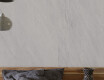 Gresie smălțuită pentru pardoseală, 120x280 cm, gri deschis, aspect de piatră, mat, A4H1125 Agathos White