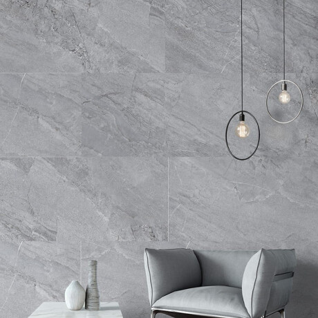 Gres glazurat pentru pardoseală, 60x120 cm, gri piatră, mat, A4H1131 Agathos Grey #9