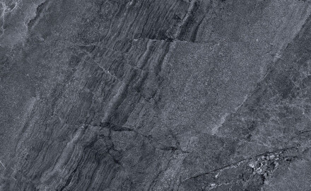 Gres glazurat pentru pardoseală, 120x120 cm, antracit, aspect de piatră, mat, A4H1138 Agathos Anthracite