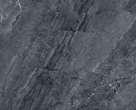 Gres glazurat pentru pardoseală, 120x120 cm, antracit, aspect de piatră, mat, A4H1138 Agathos Anthracite