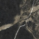 Gres glazurat pentru pardoseală Pierre Black 120x120 cm, negru lucios, cu venaturi aurii, rectificat A4H197 #13