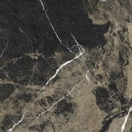 Gres glazurat pentru pardoseală Pierre Black 120x120 cm, negru lucios, cu venaturi aurii, rectificat A4H197 #14