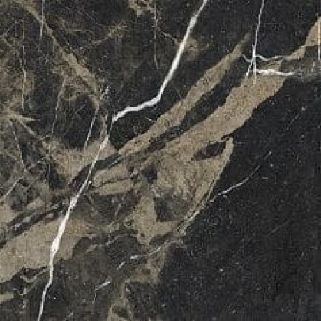 Gres glazurat pentru pardoseală Pierre Black 120x120 cm, negru lucios, cu venaturi aurii, rectificat A4H197 #15