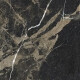 Gres glazurat pentru pardoseală Pierre Black 120x120 cm, negru lucios, cu venaturi aurii, rectificat A4H197 #15
