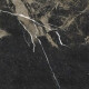 Gres glazurat pentru pardoseală Pierre Black 120x120 cm, negru lucios, cu venaturi aurii, rectificat A4H197 #18