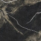 Gres glazurat pentru pardoseală Pierre Black 120x120 cm, negru lucios, cu venaturi aurii, rectificat A4H197 #19
