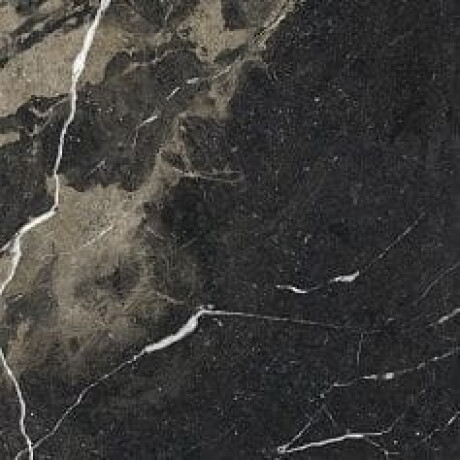 Gres glazurat pentru pardoseală Pierre Black 120x120 cm, negru lucios, cu venaturi aurii, rectificat A4H197 #21
