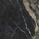 Gres glazurat pentru pardoseală Pierre Black 120x120 cm, negru lucios, cu venaturi aurii, rectificat A4H197 #22