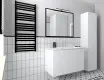 Placă ceramică de perete 10x20, albă mată, plană, A4H23 Blanco Mate