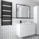 Placă ceramică de perete 10x20, albă mată, plană, A4H23 Blanco Mate #1