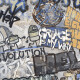 Gresie smălțuită pentru pardoseală, 120x280 cm, gri mat, rectificată, A4H248 City Graffiti Grey #2