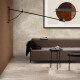 Gres glazurat pentru pardoseală, de format mare, 120x280 cm, bej mat, rectificat, A4H257 City Beige #6