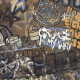 Gresie smălțuită pentru pardoseală, de format mare, 120x280 cm, mată, rectificată, A4H262 City Graffiti Multicolor #1