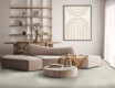 Gres glazurat pentru pardoseală, 60x120 cm, gri deschis, aspect de beton mat, rectificat, A4H302 Massive Snow