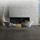 Gresie smălțuită pentru pardoseală 120x120 cm, culoare beton gri închis mat, rectificată, A4H326 Massive Dimgray #4
