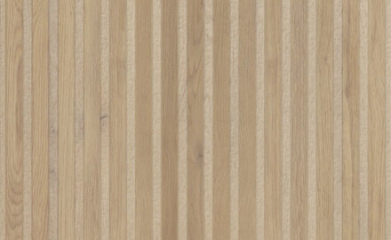 Gres cu textură canelată pentru pardoseală, cu aspect de lemn, într-o nuanță caldă de lemn, 60x120, mat, A4H509 Frame Rigat-One Mid