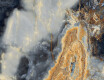 Gres de format mare 120x280, marmură albastru intens cu venaturi, lucios A4H674 Eterno Blu