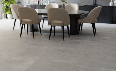 Gresie de format mare 120x280, gri beton mat, A4H763 Louft Ash