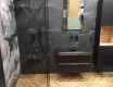Gres smălțuit pentru pardoseală 60x120 cm, negru mat, rectificat, A4H85 Iroc Black