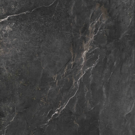 Gres smălțuit pentru pardoseală 60x120 cm, negru mat, rectificat, A4H85 Iroc Black #9
