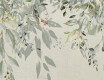 Gresie pentru pereți 60x120 cm, gri, cu motive florale, finisaj mat, A4H918 Flower