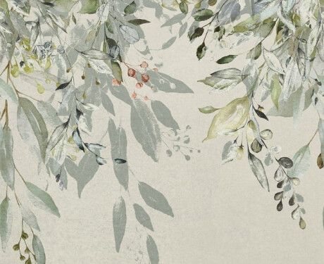 Gresie pentru pereți 60x120 cm, gri, cu motive florale, finisaj mat, A4H918 Flower