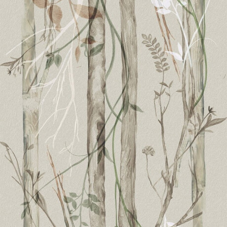Gresie pentru pereți 60x120 cm, gri, cu motive vegetale, finisaj mat, A4H920 Erbario #3