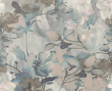 Gresie pentru pereți 60x120 cm, gri, cu motive florale, finisaj mat, A4H921 Jam