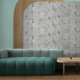 Gresie pentru pereți 60x120 cm, gri, cu motive florale, finisaj mat, A4H923 Lirio #3