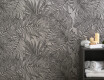 Gresie pentru pereți 60x120 cm, gri, cu motive vegetale, finisaj mat, A4H925 Panaria