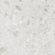 Gres smălțuit pentru pardoseală 60x120 Ivory, gri deschis mat, rectificat, A4H95, terrazzo #1