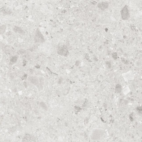 Gres smălțuit pentru pardoseală 60x120 Ivory, gri deschis mat, rectificat, A4H95, terrazzo #5