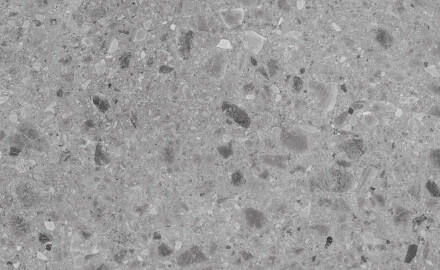 Gres smălțuit pentru pardoseală 60x120, gri mat, rectificat, A4H97, terrazzo