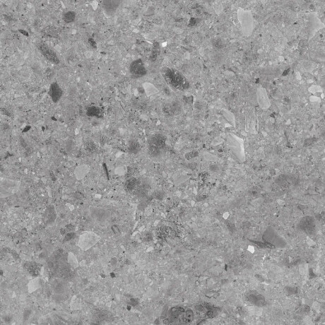 Gres smălțuit pentru pardoseală 60x120, gri mat, rectificat, A4H97, terrazzo #7