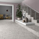 Gres smălțuit pentru pardoseală 60x120, gri mat, rectificat, A4H97, terrazzo #10