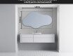 Oglinzi pentru baie cu LED în formă neregulată C221 #3